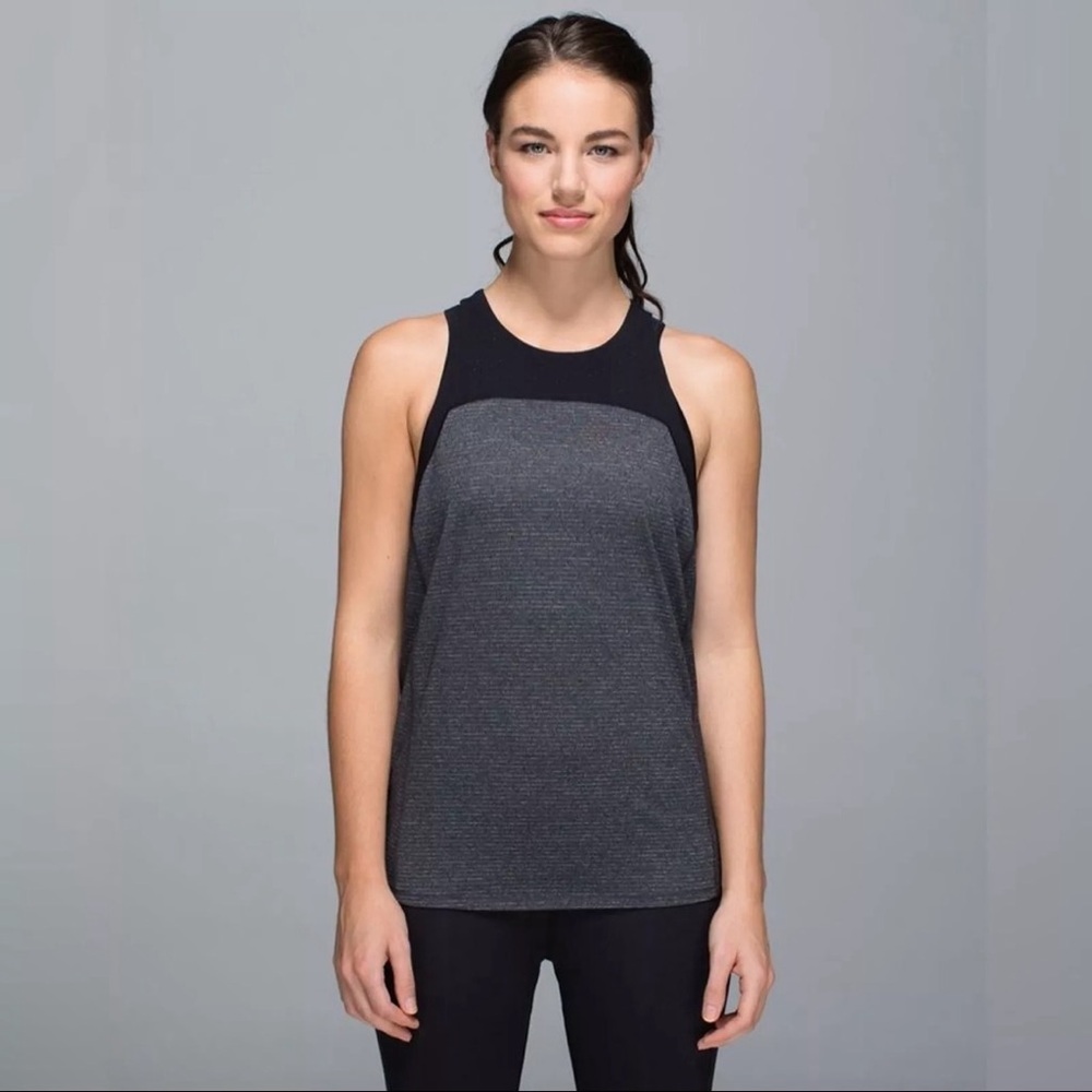 Lululemon Gray Sleeveless Athletic Top